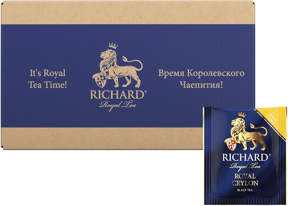 Чай в пакетиках чёрный Richard Royal Ceylon, 200 шт