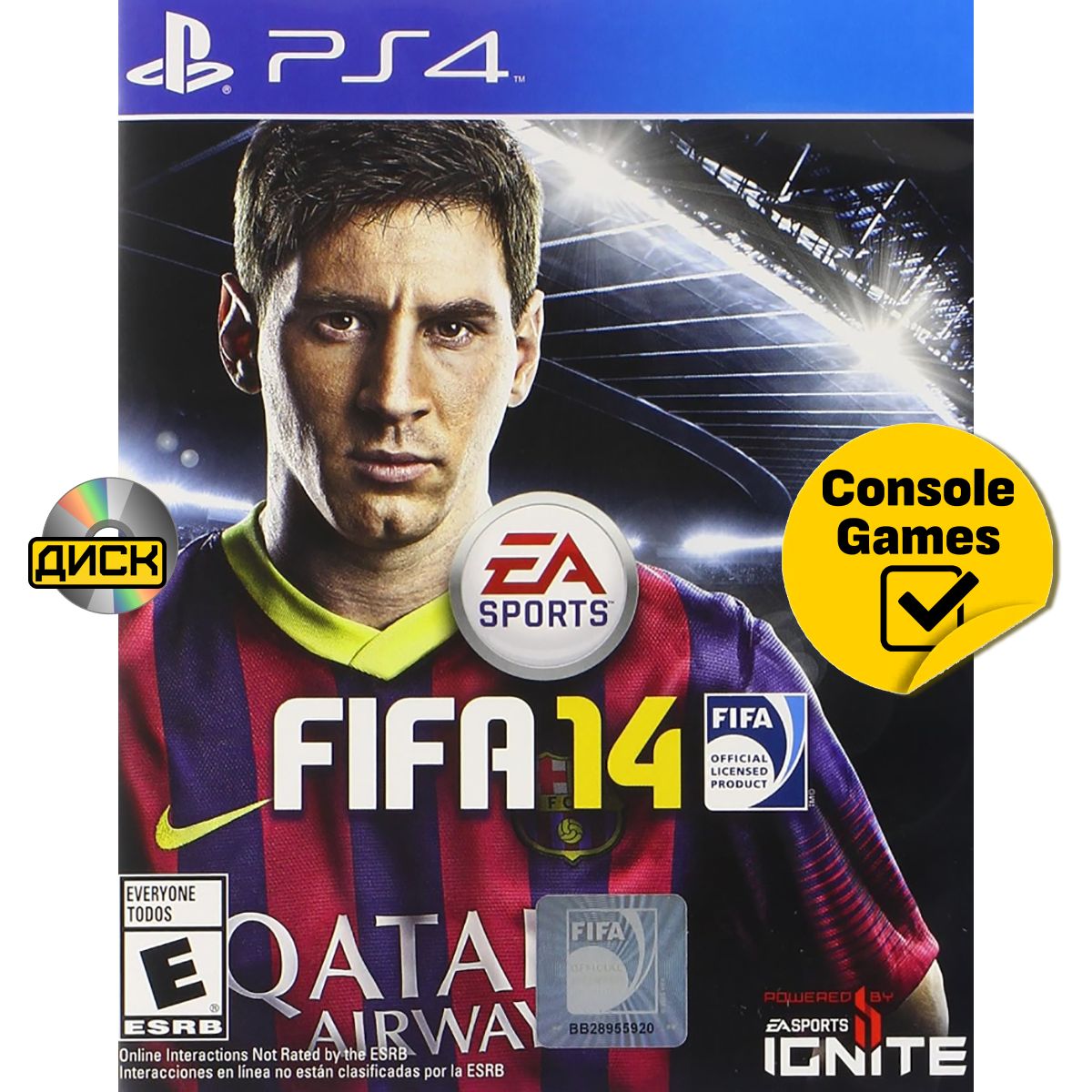 Игра PS4 FIFA 14 (английская версия) (PlayStation 4, Английская версия)