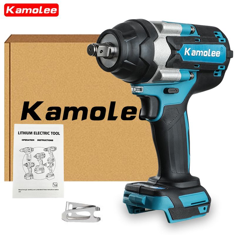 Kamolee Tool DTW700 1800N.m Бесщеточный Электрический Ударный Гайковерт С Высоким Крутящим Моментом 1/2 Дюйма - Нет Батареи