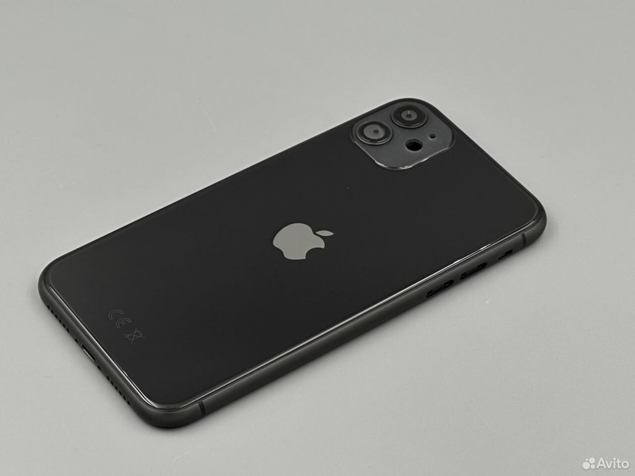 КорпусiPhone11,черный,скнопкамиисимлотком