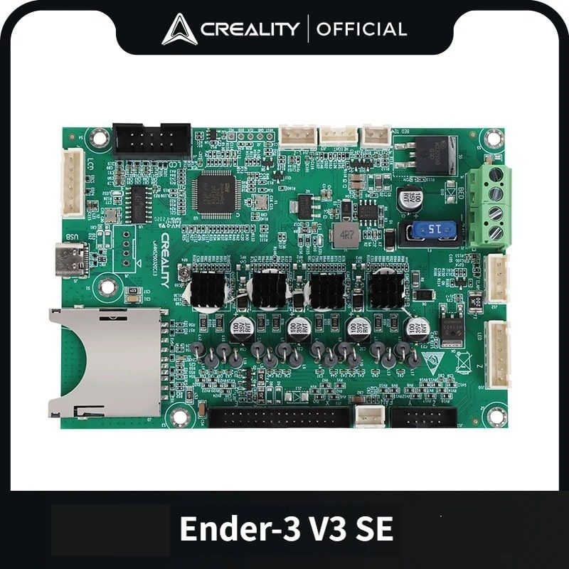 Материнская плата Creality для 3D-Принтера Ender-3 V3 SE. Плата управления 3D принтером Ender 3 V3 SE.