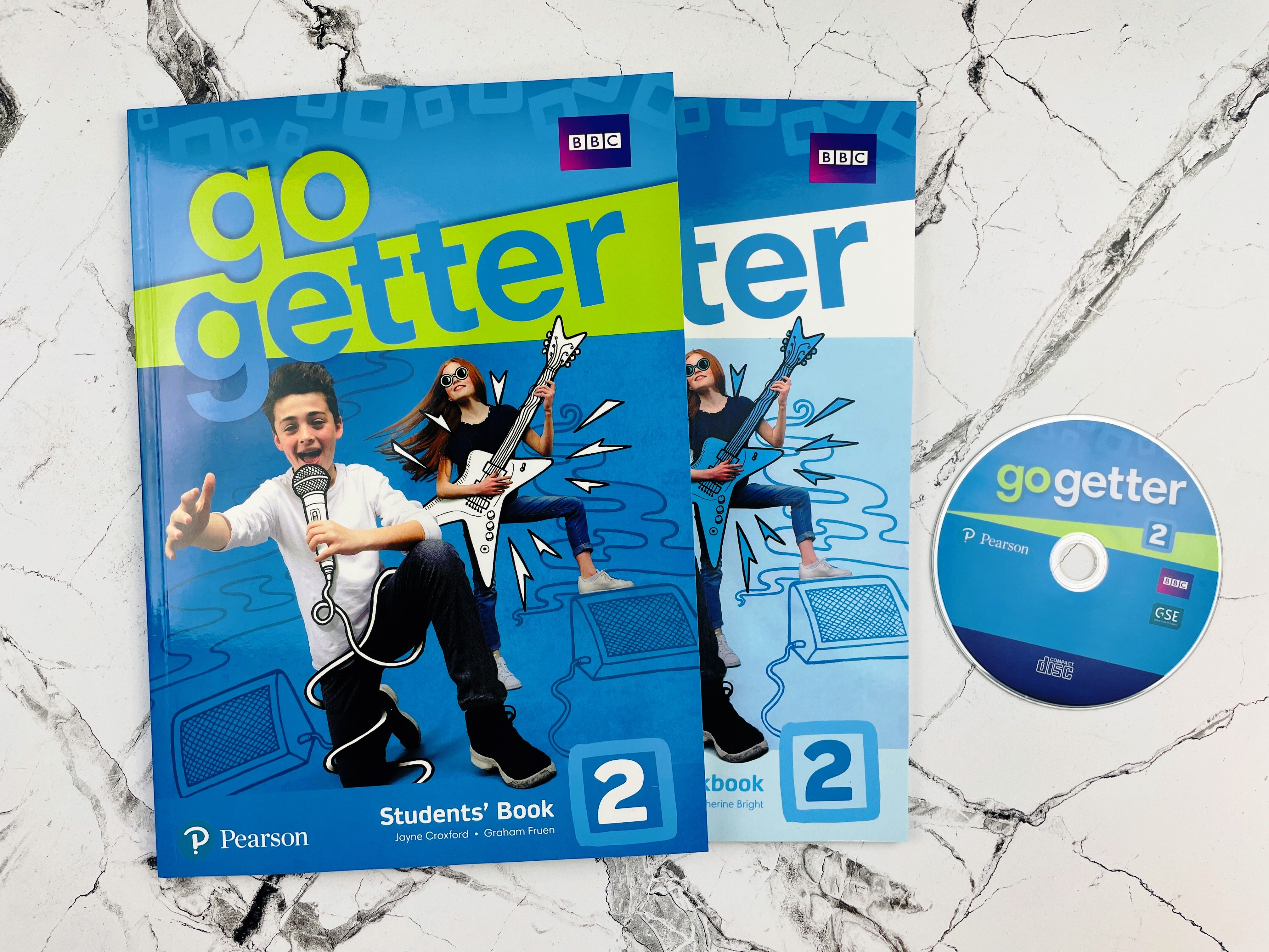 Go Getter 2: Students' Book + WorkBook набор учебник и рабочая тетрадь Go Getter Pearson, TheBookCorner