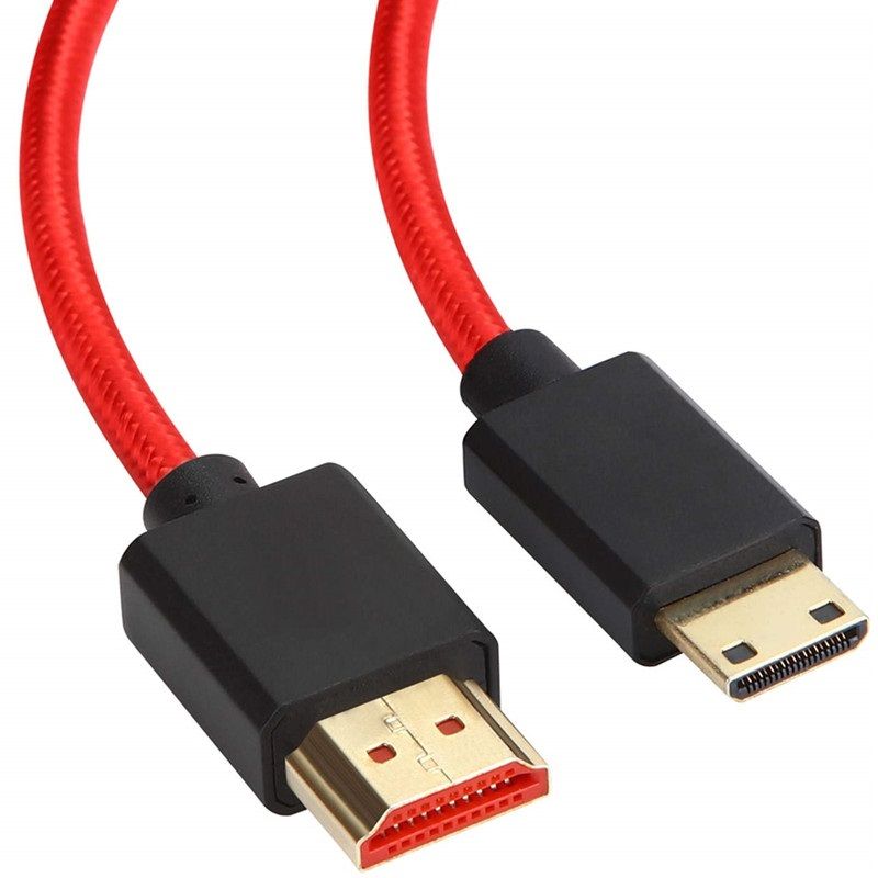 PRAECONINAВидеокабельHDMI/mini-HDMIтипC,5м,красный