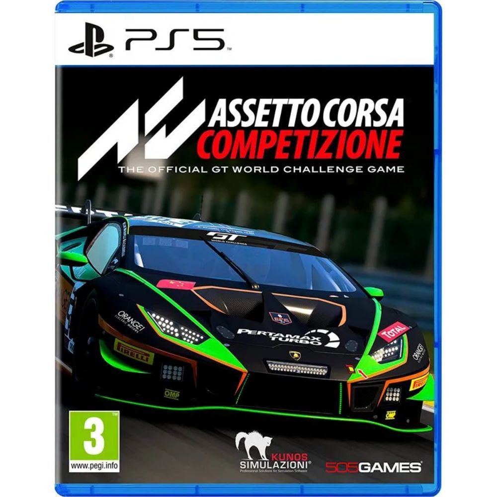 Игра Assetto Corsa Competizione PS5 (PlayStation 5, Русские субтитры)