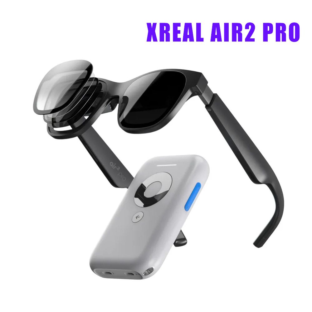 очкиandBeamBundle-XREALAir2Pro,3-уровневоеуправлениепогружением,экранIMAXдо330дюймов,SteamDeck,iOS,Android,PC