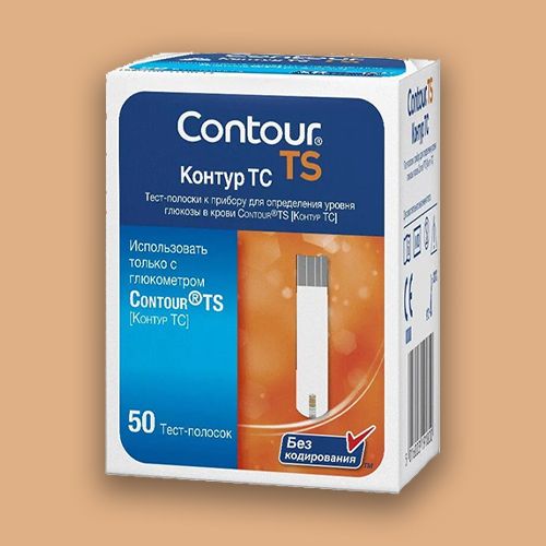 Тест-полоски Контур ТС (Contour TS) №50 (07.2025 г.)