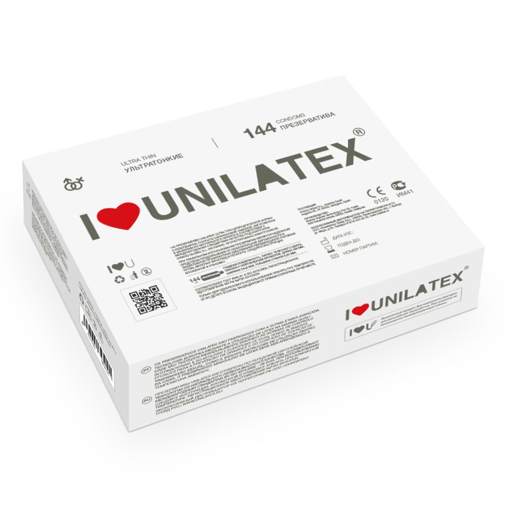 Презервативы UNILATEX UltraThin, 144 шт.