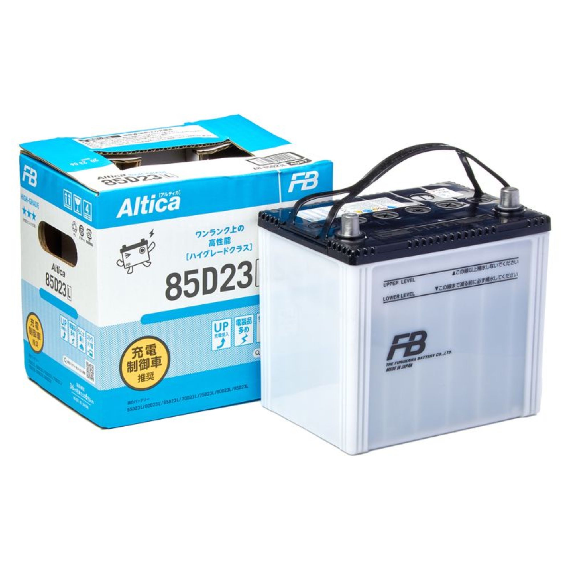 Аккумулятор автомобильный FURUKAWA BATTERY ALTICA HIGH-GRADE 85D23R пр.полярность 70Ач