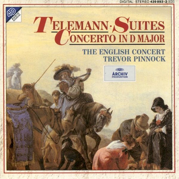 Диск Georg Philipp Telemann & Trevor Pinnock & The English Concert: Telemann: Suites; Concerto in D Major (1 CD)