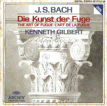 Диск Johann Sebastian Bach: The Art of the Fugue (Earlier Version of the Autograph Score) - Kenneth Gilbert (1 CD)