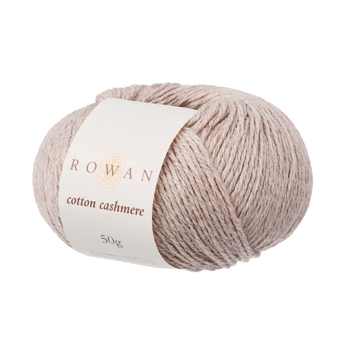 CottonCashmere/КоттонКашемир/пряжаRowan(85%хлопок,15%кашемир),10*50г/125м,арт.9802211цвет211,linen(лен)