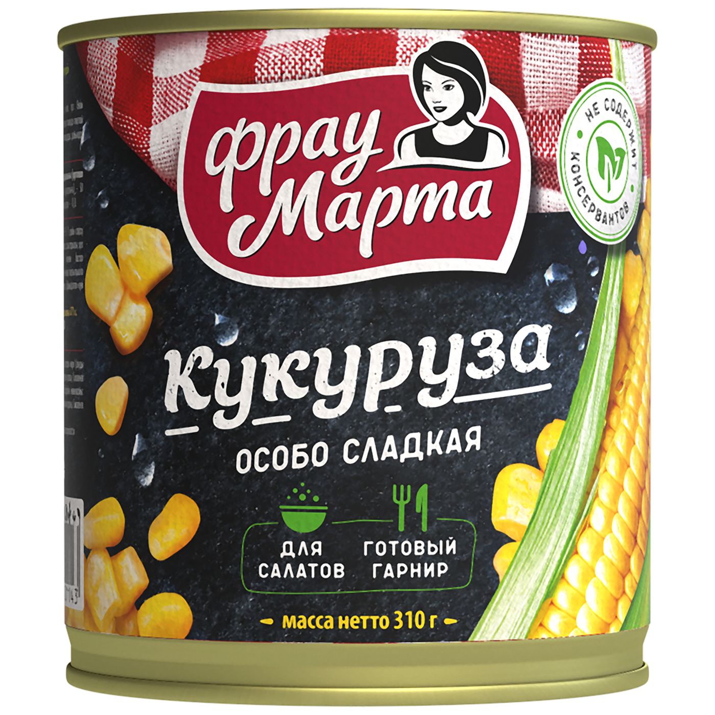 Кукуруза ФРАУ МАРТА сахарная ТУ ключ, 310г