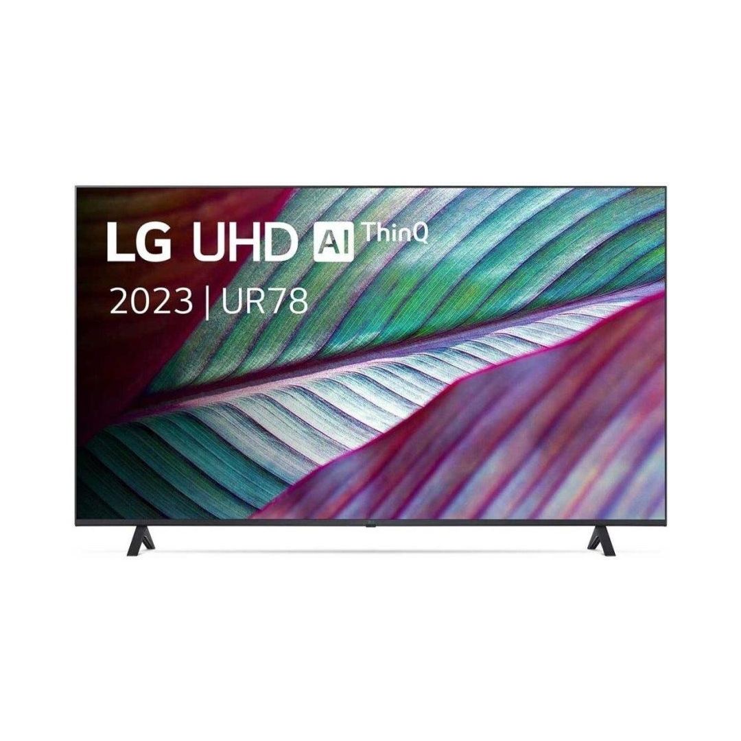 LGТелевизор55"4KUHD,черный