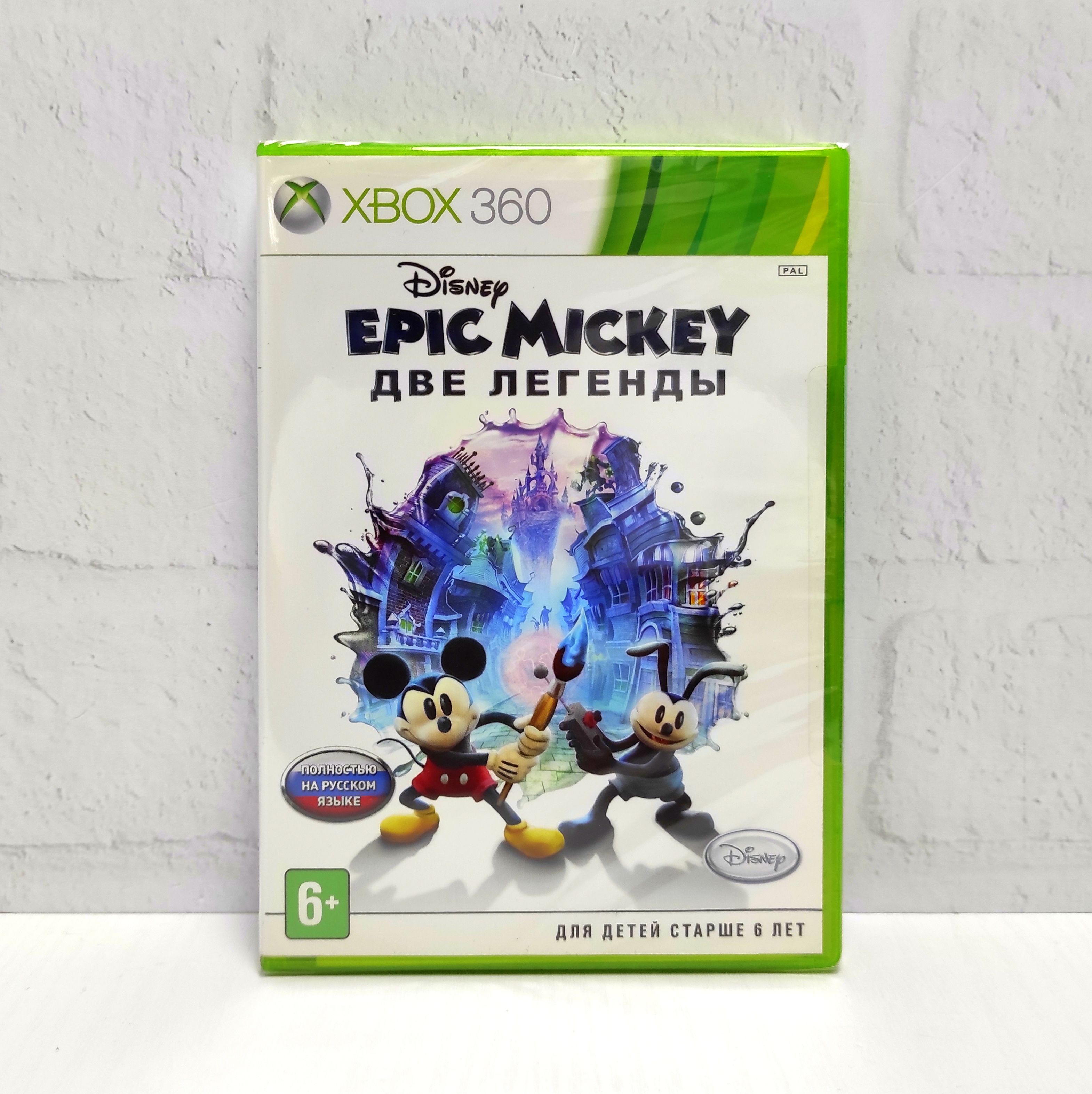 Epic Mickey Две Легенды Полностью на русском Видеоигра на диске Xbox 360