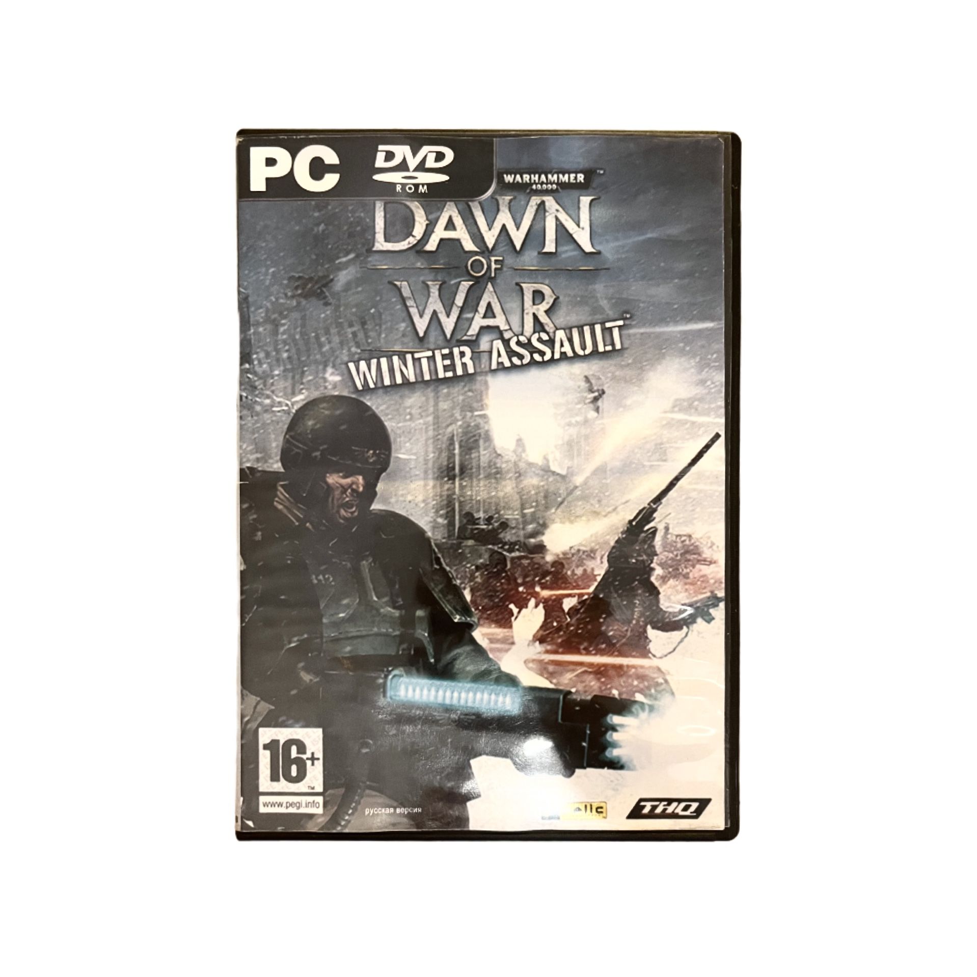 Игра Игра PC Warhammer 40000 - Dawn Of War Winter Assault (Real-time strategy, RTS / Стратегия в реальном времени, Relic Entertainment, 2005) (Windows, PC, Русская версия)