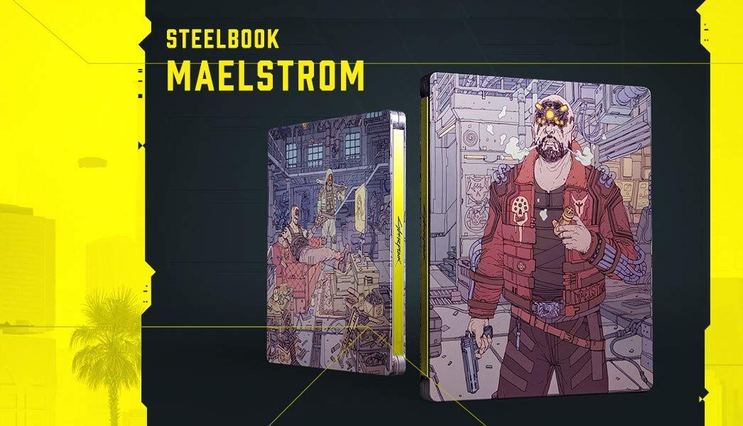 Steelbook Cyberpunk 2077 (Новый запечатанный стилбук без игры для PS4 / PS5)