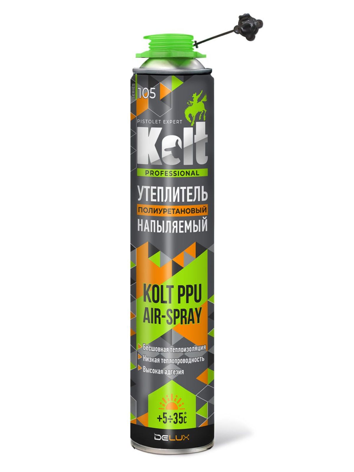 Пена-утеплитель KOLT PPU AIR-SPRAY профессиональный напыляемый 1000 мл