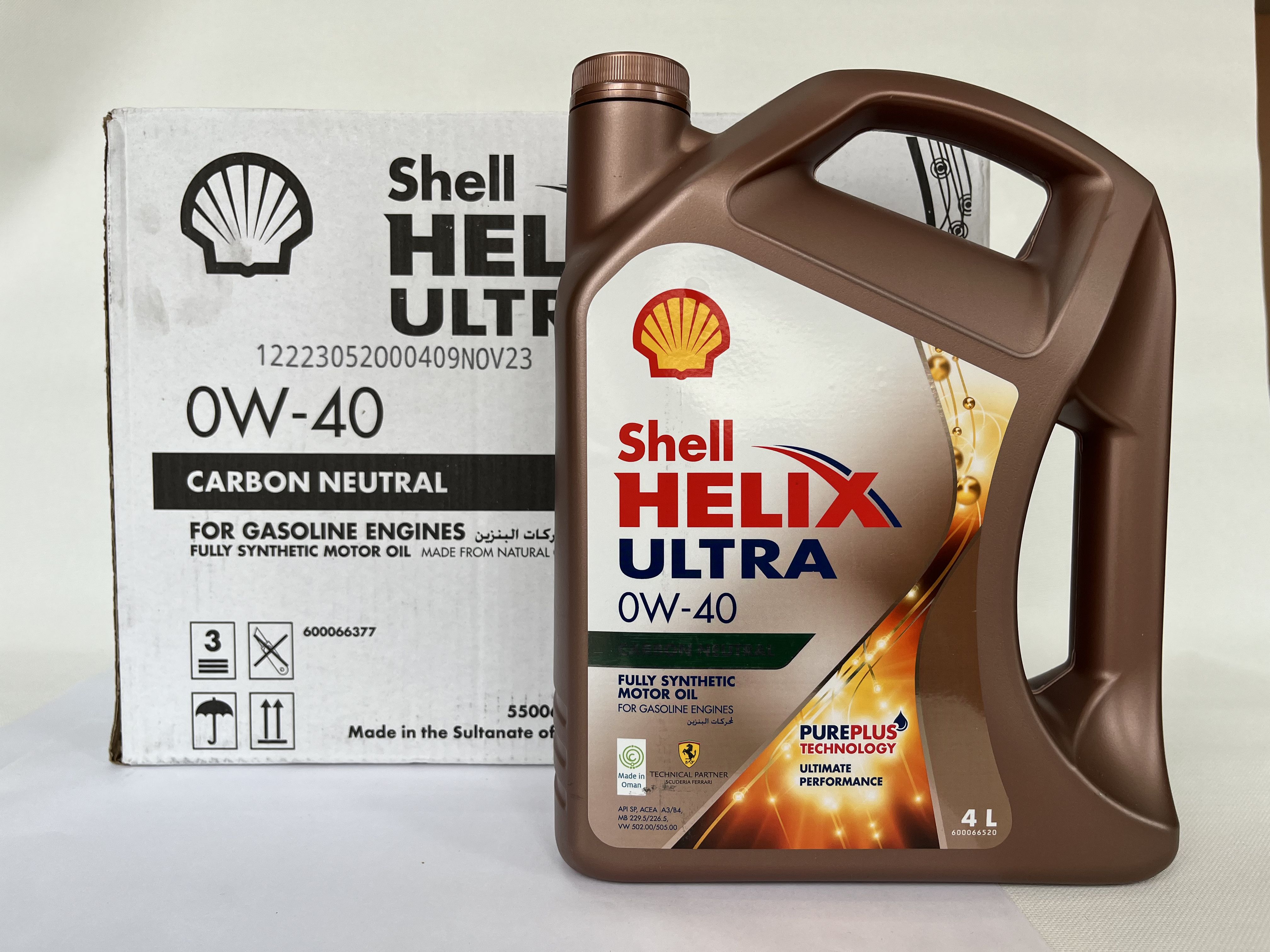 ShellHELIXULTRA0W-40Масломоторное,Синтетическое,16л