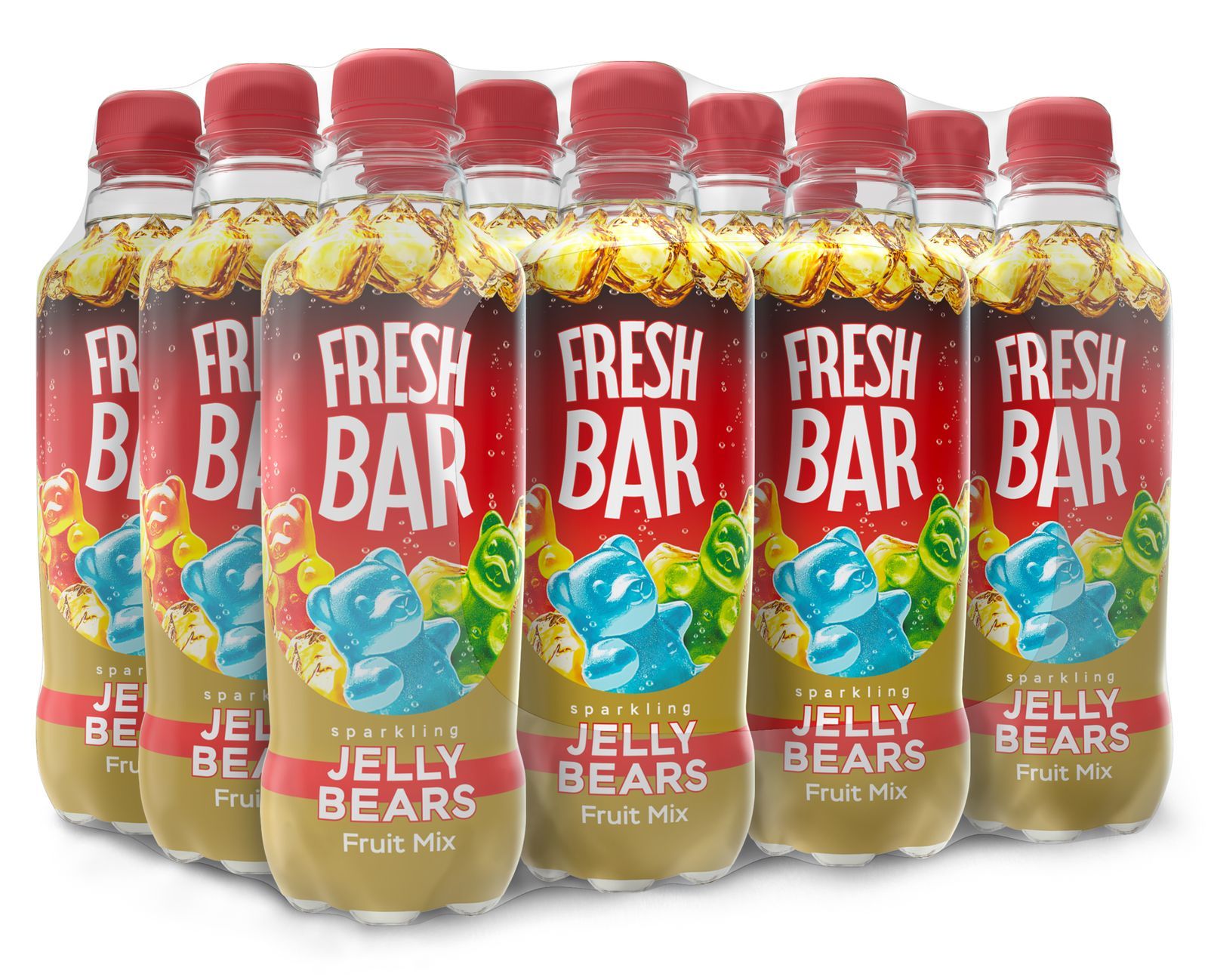 Газированный напиток Fresh Bar Jelly Bears, 12 шт х 0,48 л