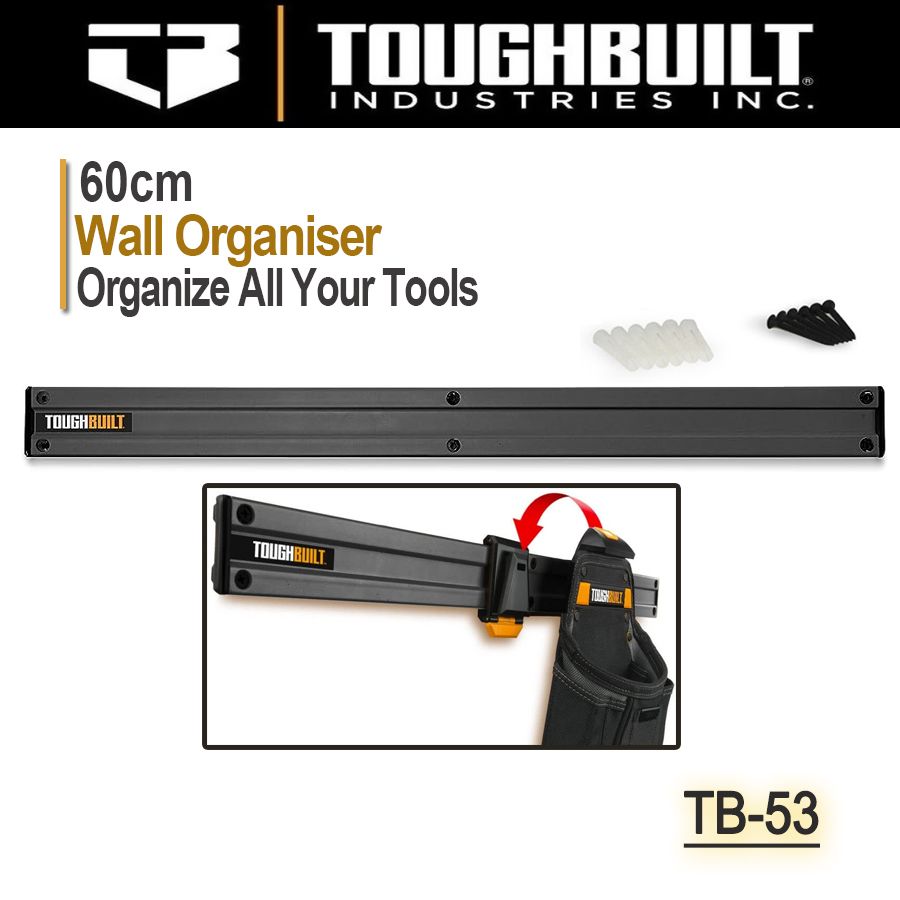 ToughBuiltTB-53Настенныйорганайзер(60см),предназначендляработысовсемиподсумкамиCliptech