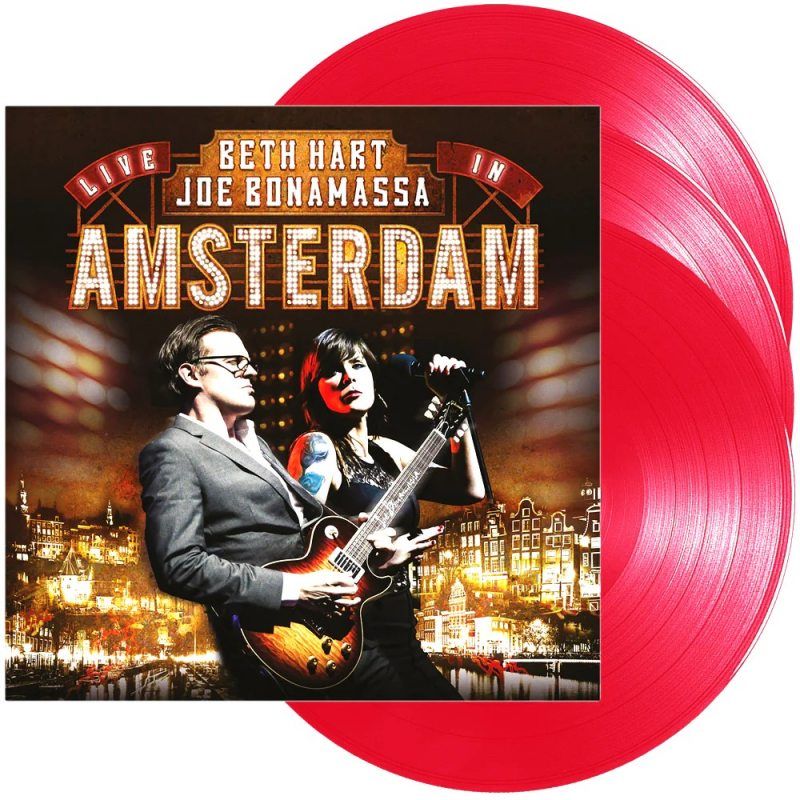 BETH HART AND JOE BONAMASSA - Live In Amsterdam (3LP, Red Vinyl) Виниловая пластинка