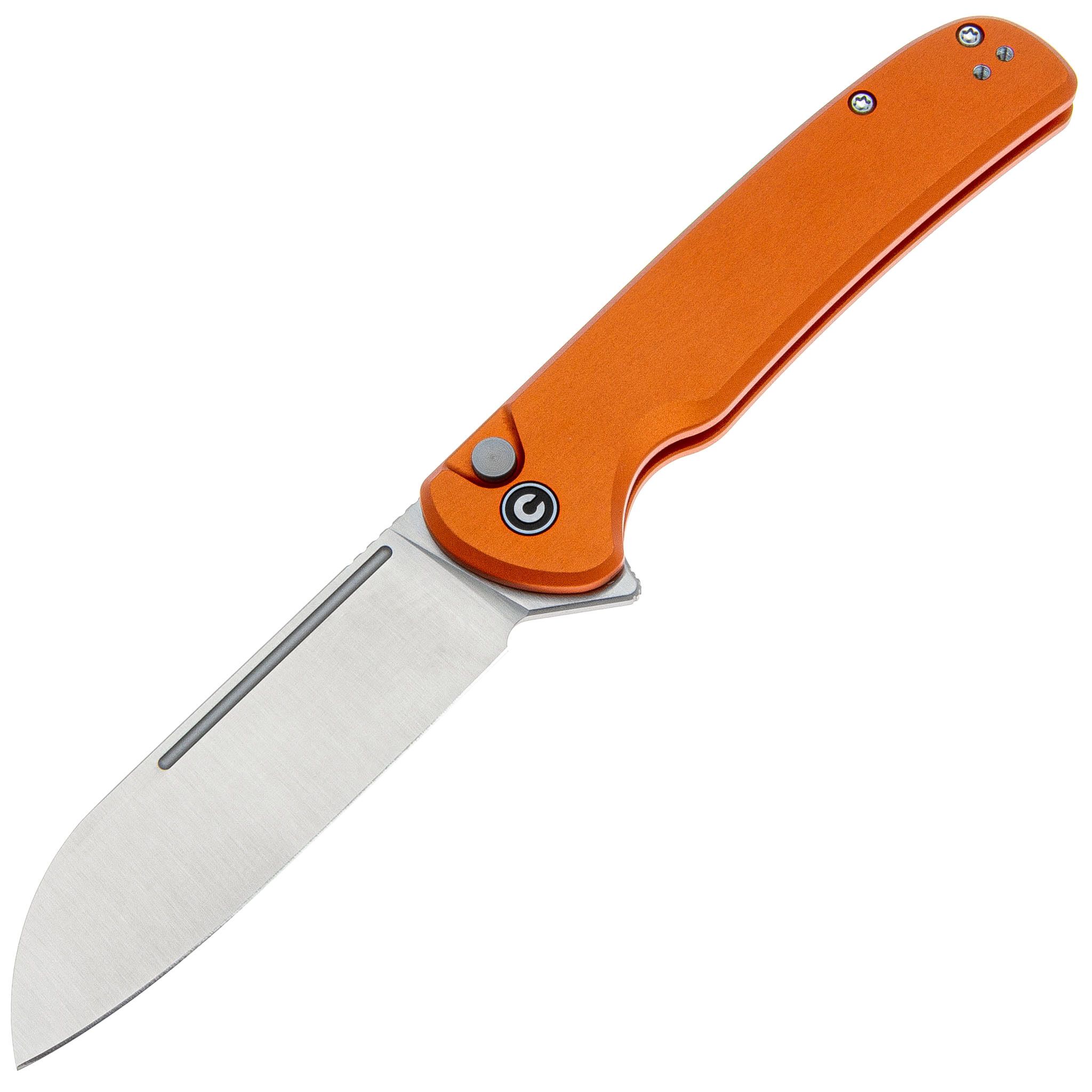 Нож CIVIVI Chevalier II Satin 14C28N Aluminum Orange