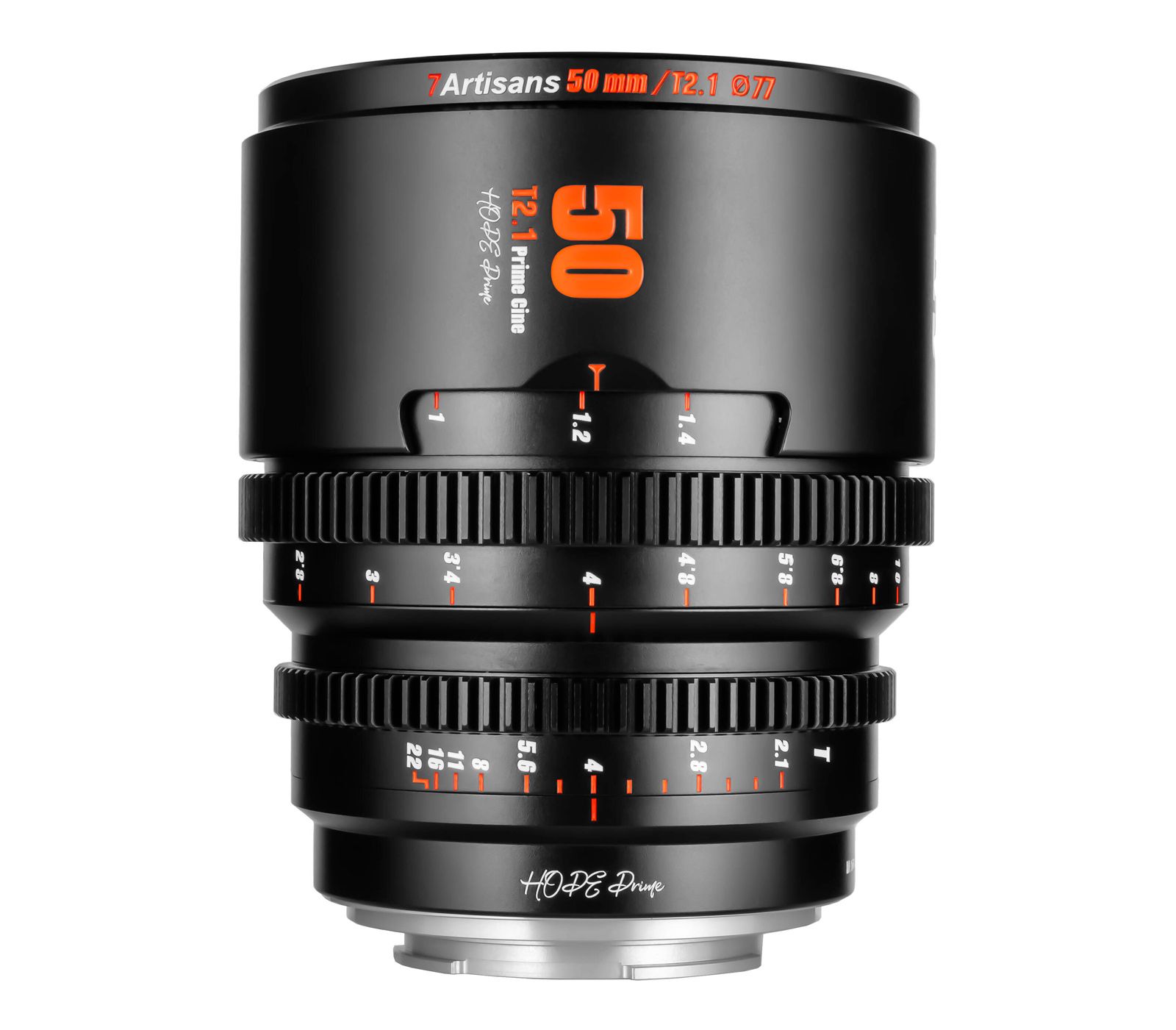 Объектив 7artisans 50mm T2.1 Hope Prime Sony E, черный (APS-C)