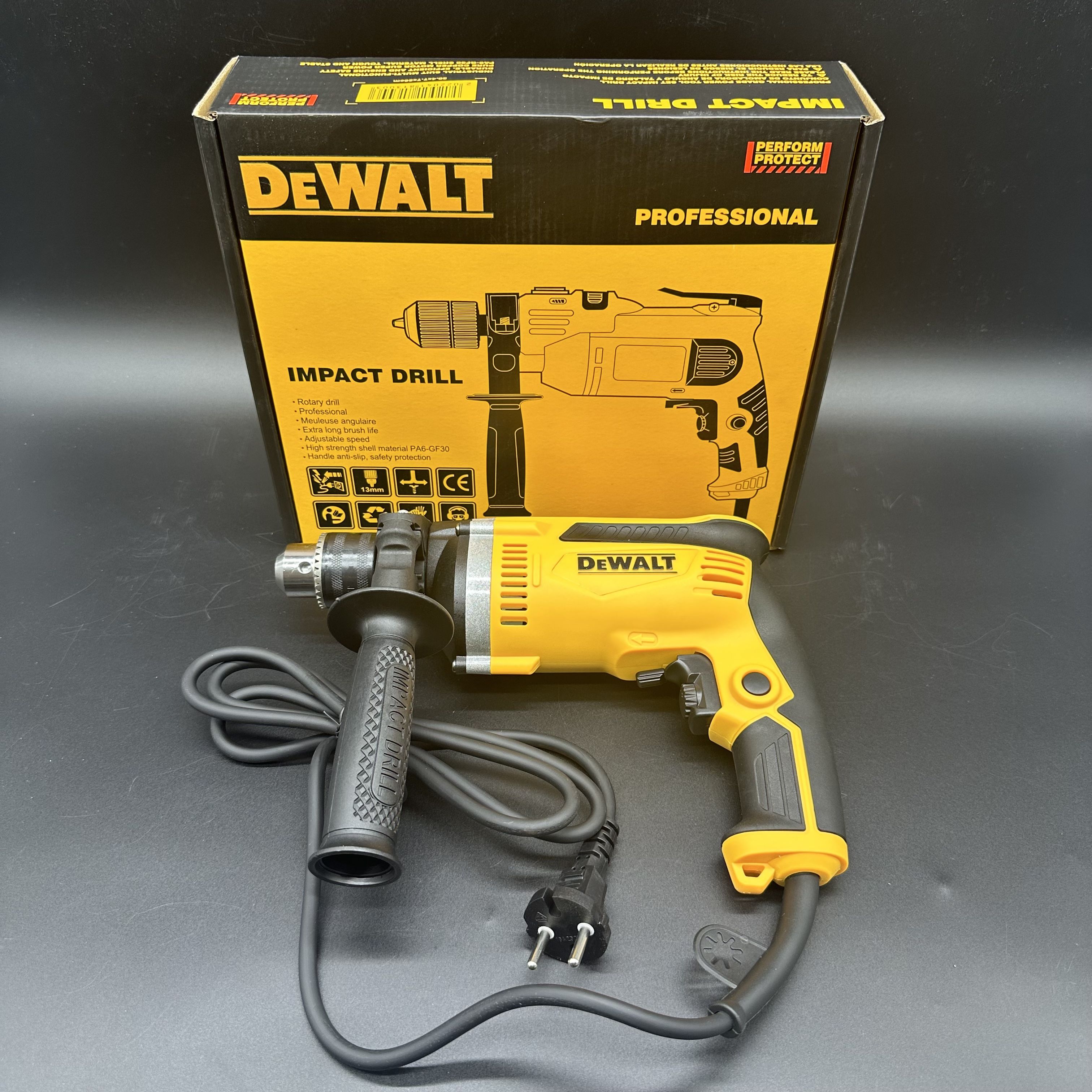 ПерфораторэлектрическийDeWalt1500W/Дрельэлектрическая