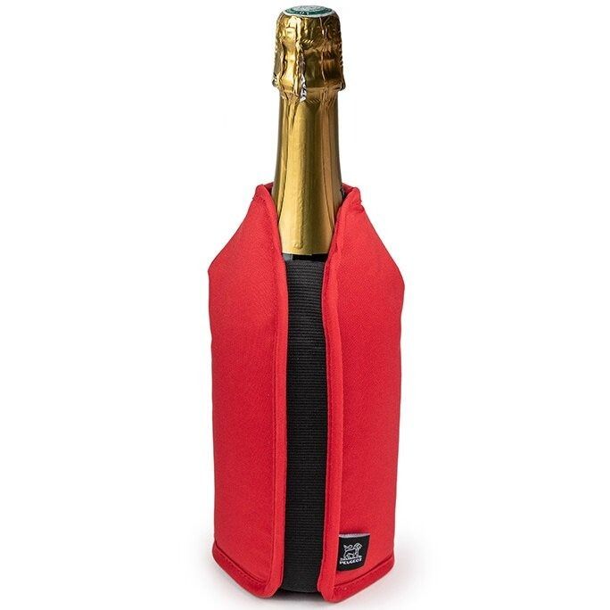 Рубашка для охлаждения вин и шампанского Peugeot Frizz, красная