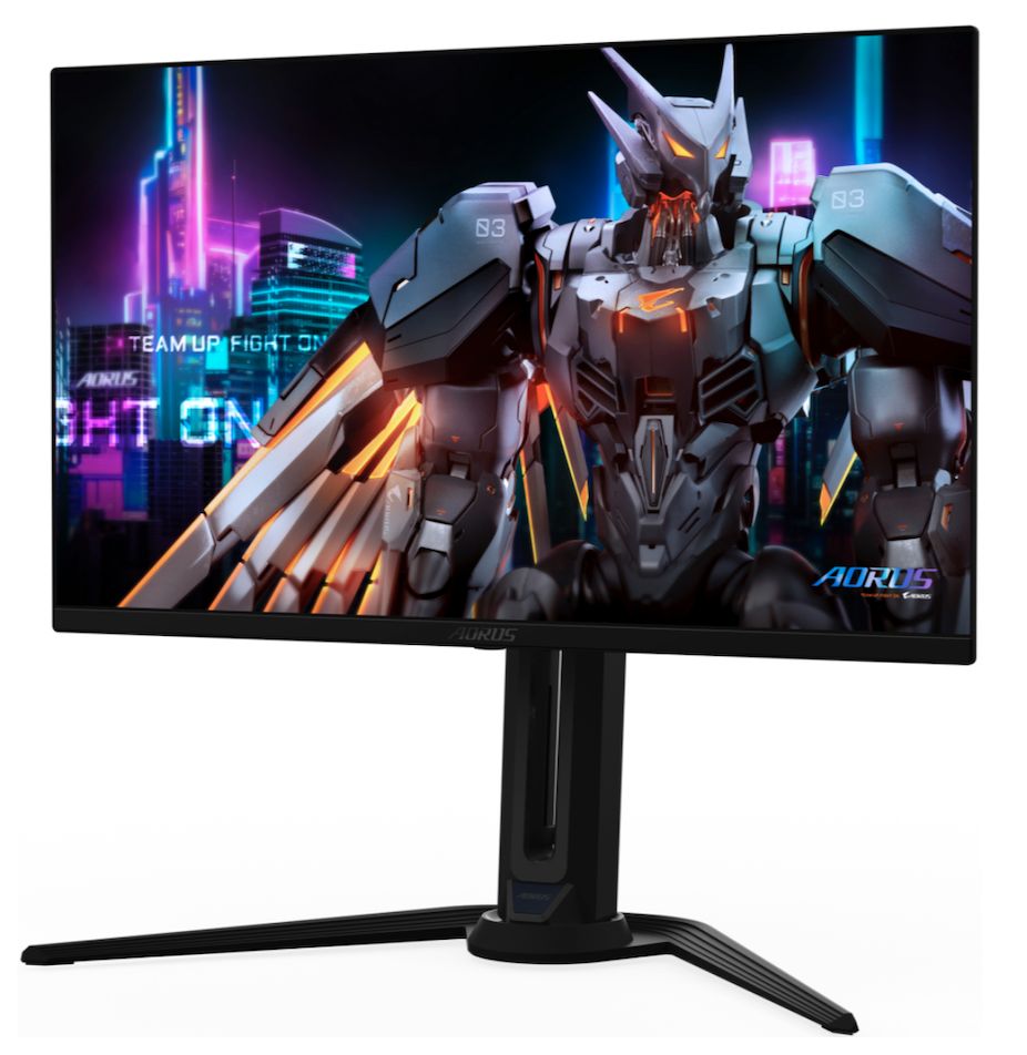 Gigabyte27"МониторAORUSFO27Q3(2024),360Гц,0.03мс,OLED,110PPI,2560x1440,16:9,10bit,черный