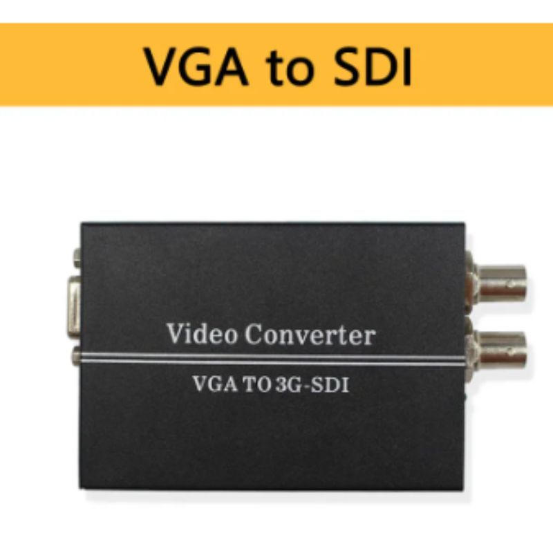 Конвертер VGA в SDI Аудио-видео адаптер VGA в BNC SD HD 3G-SDI для ПК с системой видеонаблюдения