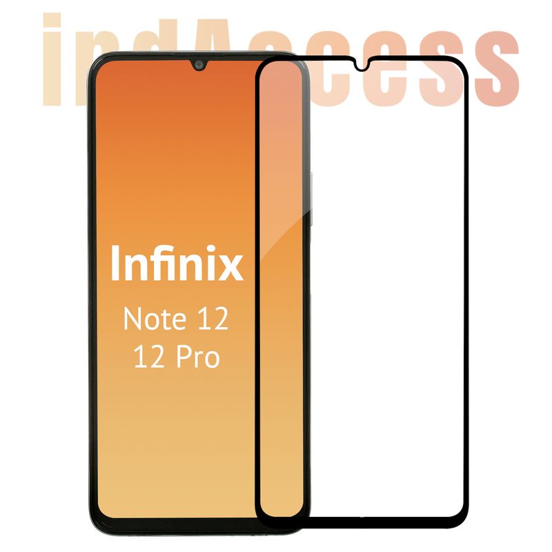 Защитное стекло на Infinix Note 12(2023), 12 Pro/ для Инфиникс Нот 12(2023), 12 Про / indAccess