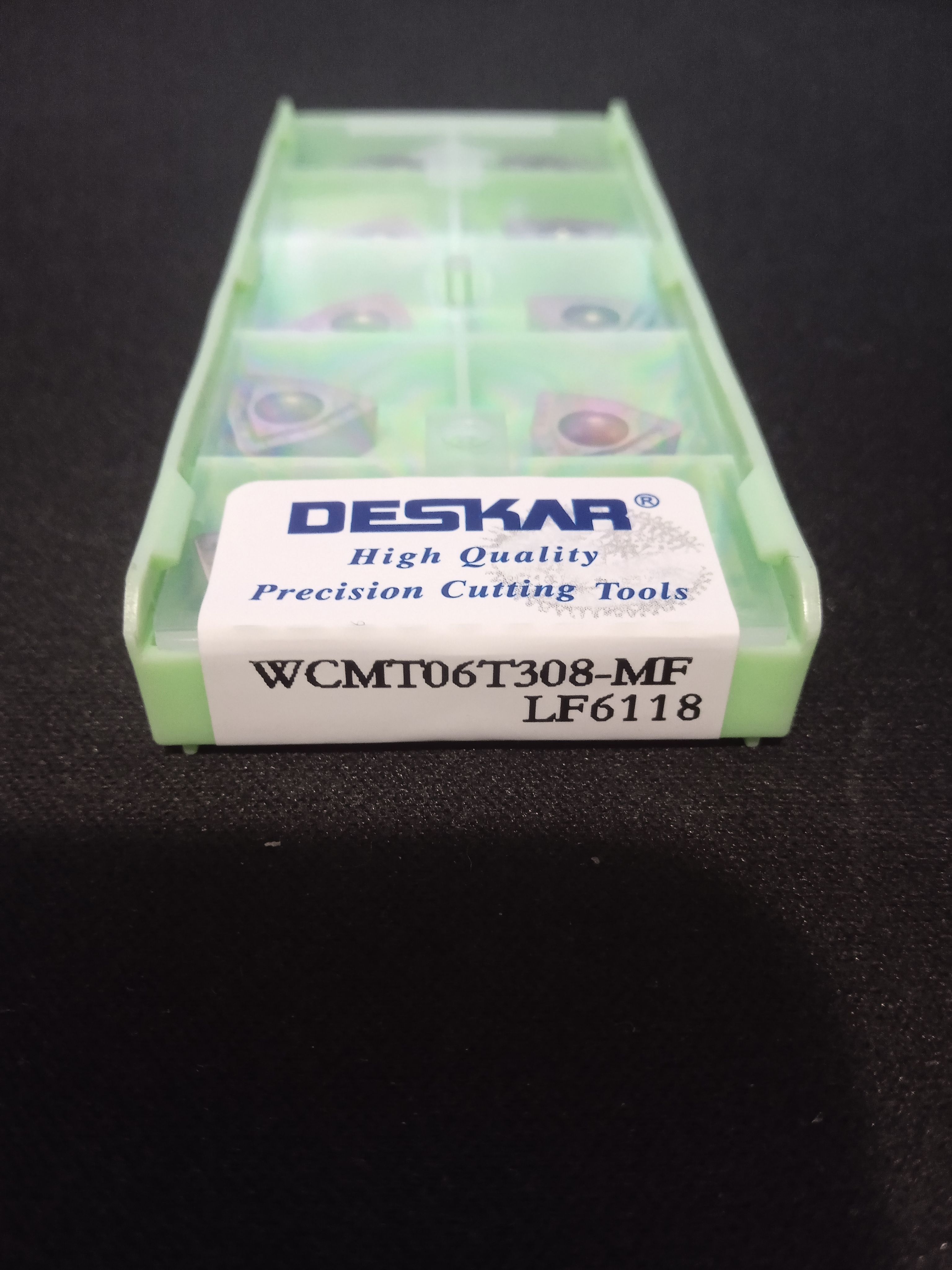 Пластина токарная DESKAR WCMT06T308-MF LF6118-10шт