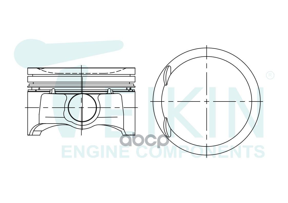 Поршень Двигателя TEIKIN арт. 42222050