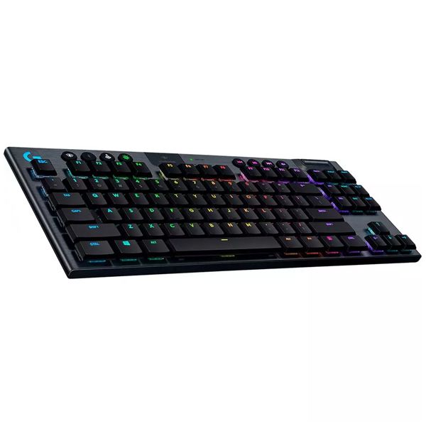 Logitech Игровая клавиатура беспроводная G915 TKL, Английская раскладка, черный