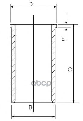 Гильза Dm82.00 Std Goetze арт. 1402896000