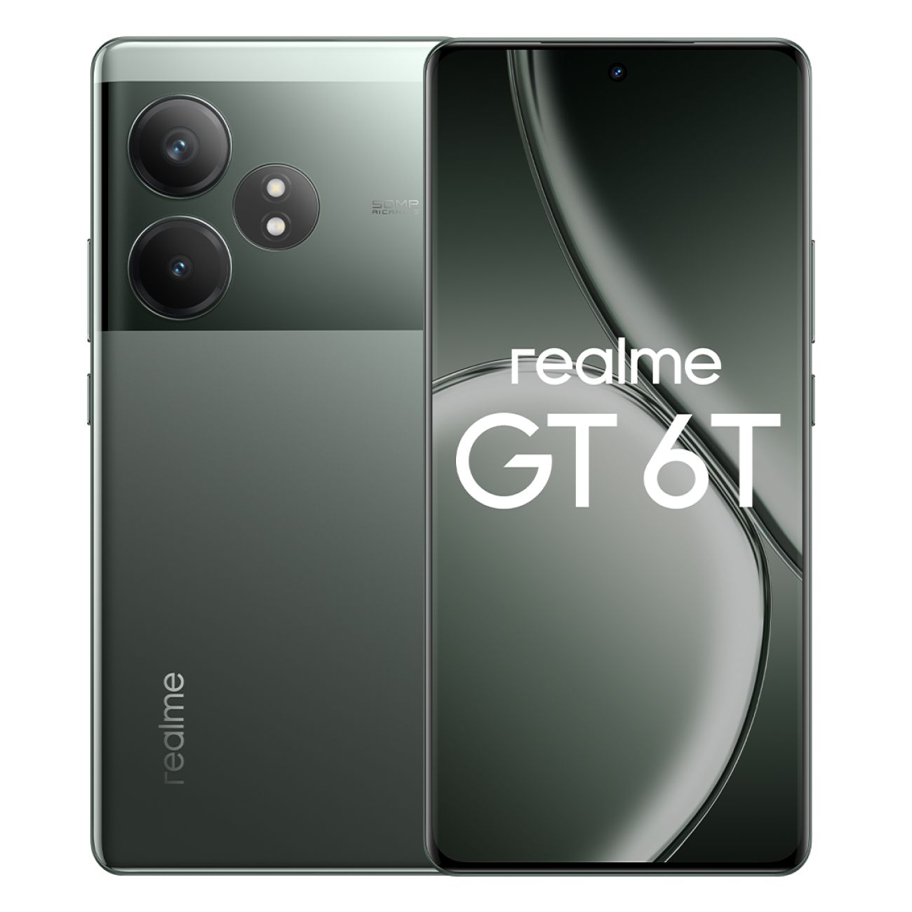 realmeСмартфонGT6T12/256GBRazorGreen12/256ГБ,зеленый