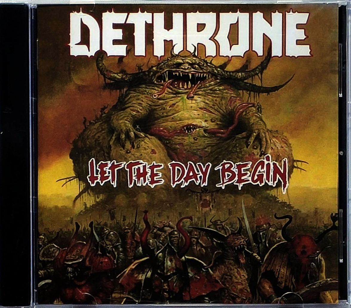 DETHRONE "Let The Day Begin" CD диск 1990 Thrash Metal