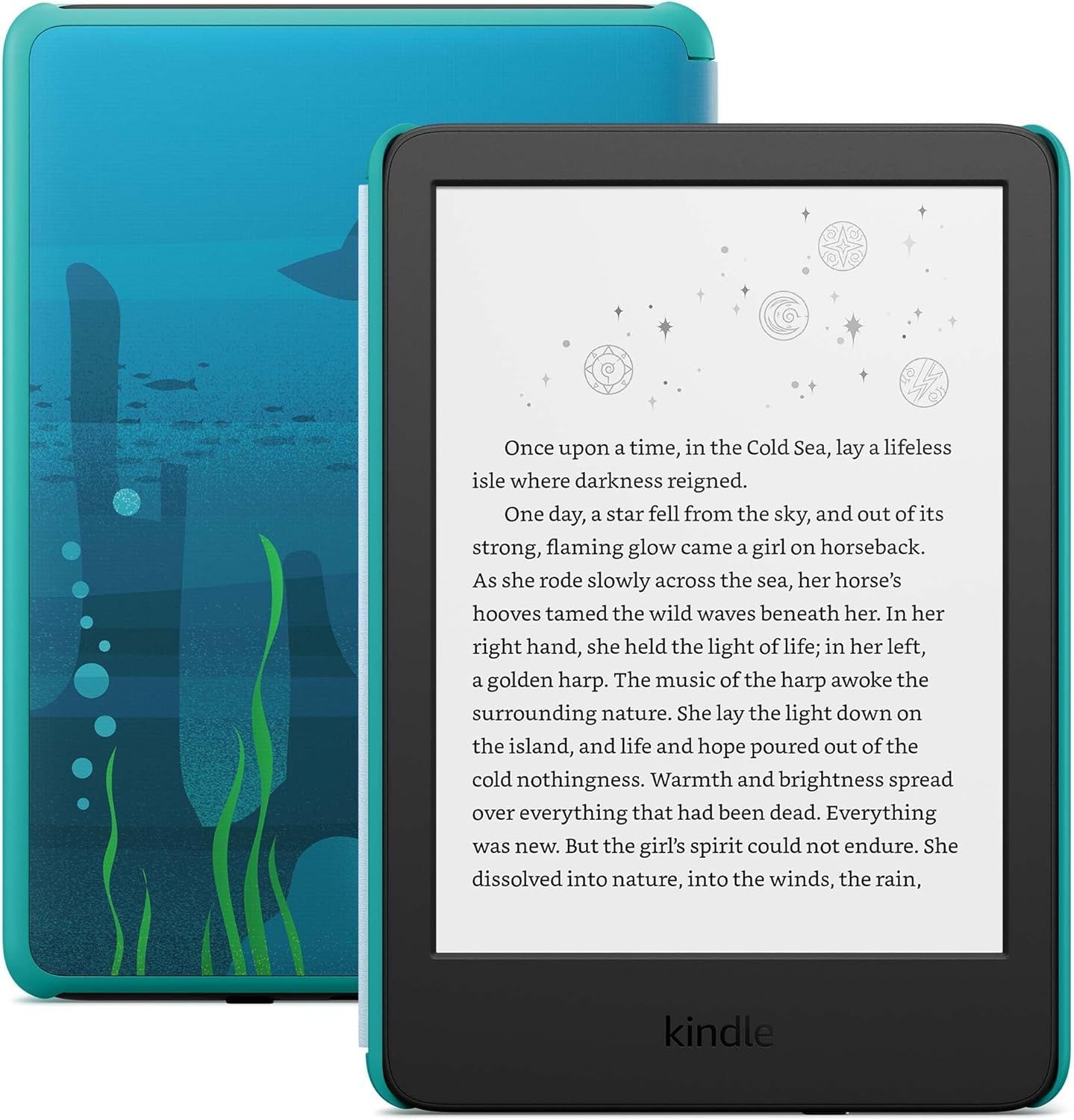 Amazon Kindle 2022 (11th Gen) 16Gb с чехлом Ocean Explorer, Электронная книга Amazon Kindle Kids (11th Gen) 16Gb Ocean Explorer