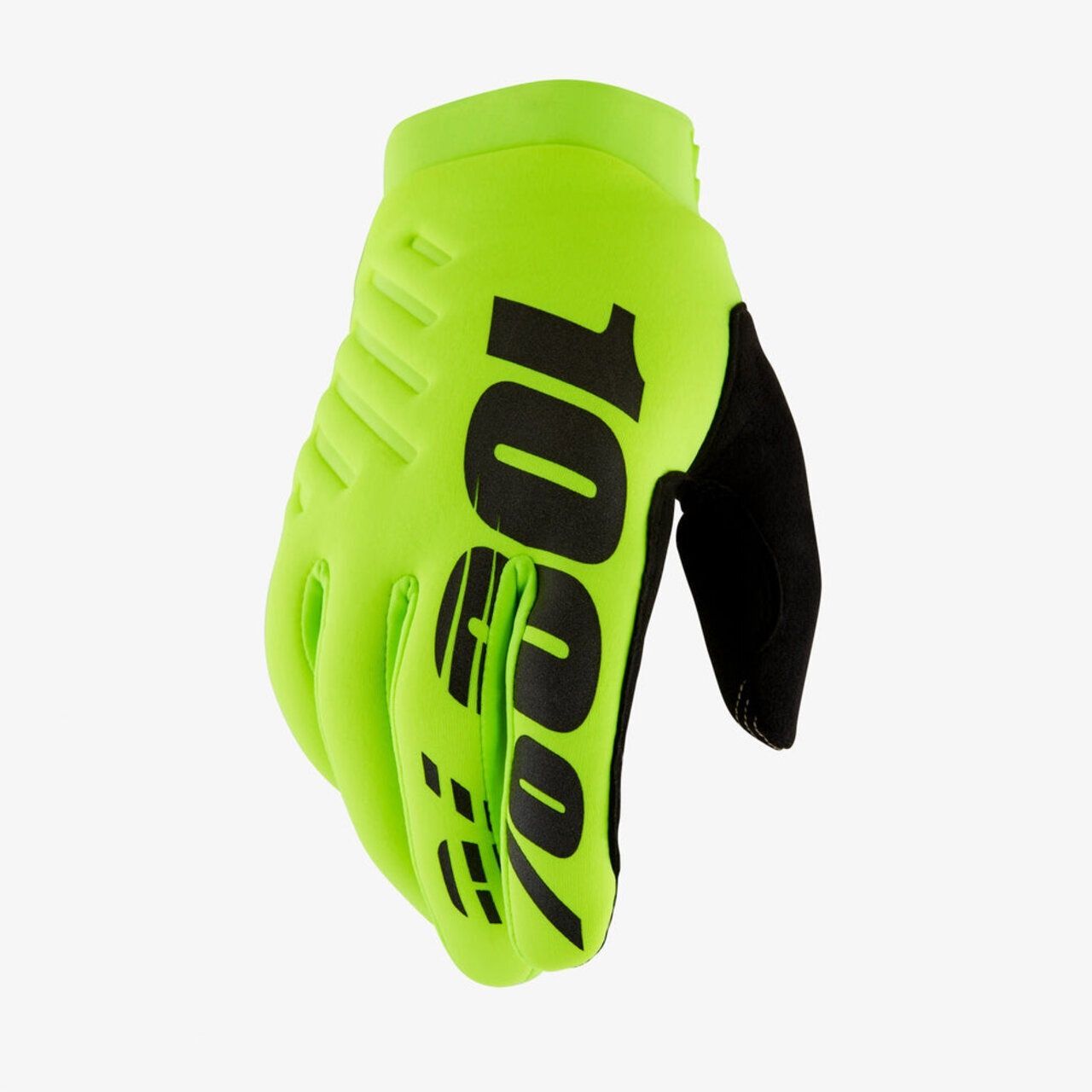 Мотоперчатки 100% Brisker Glove Fluo Yellow/Black