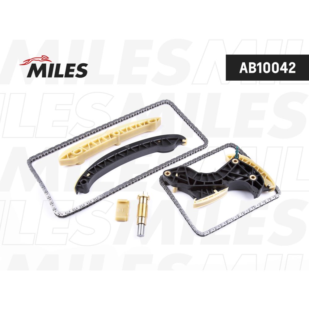 Комплект цепи ГРМ MB W203/204 1.8 Kompressor M271 02-09 без звездочек MILES MILES AB10042, oem A0009932176