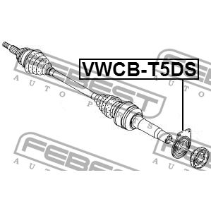 Подшипник привода VOLKSWAGEN TRANSPORTER 7H# 2003-2010 MEX VWCB-T5DS FEBEST FEBEST VWCB-T5DS