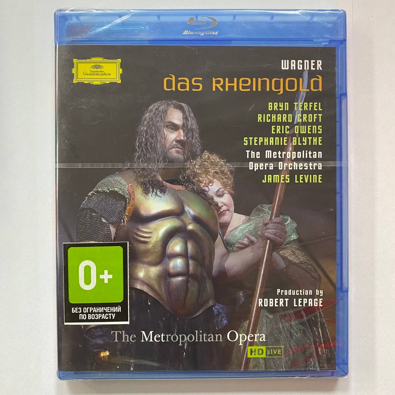 Диск WARNER (ВАГНЕР) - Das Rheingold James Levine Bryn Terfel The Metropolitan Opera (Blu-Ray/EU)