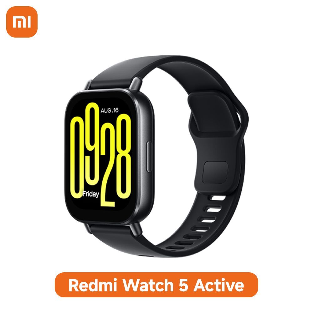 XiaomiУмныечасыRedmiWatch5Activeмеждународнаяверсия(M2351W1),полночьчерный