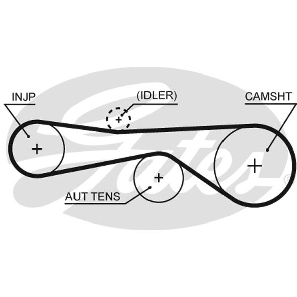 Ремень ГРМ Gates GATES 5614XS