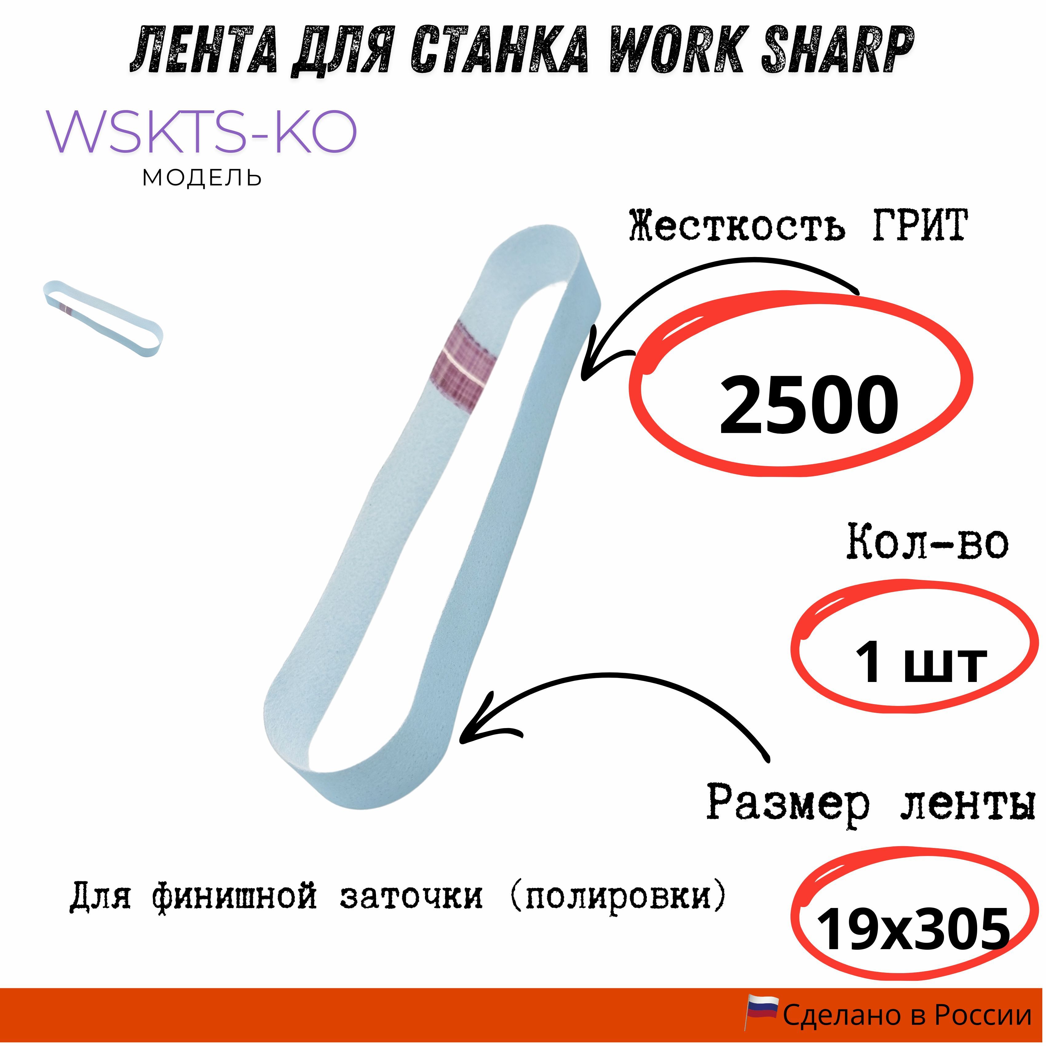 ЛентадлястанкаWorkSharpWSKTS-KO(KenOnion)19*305мм(2500)