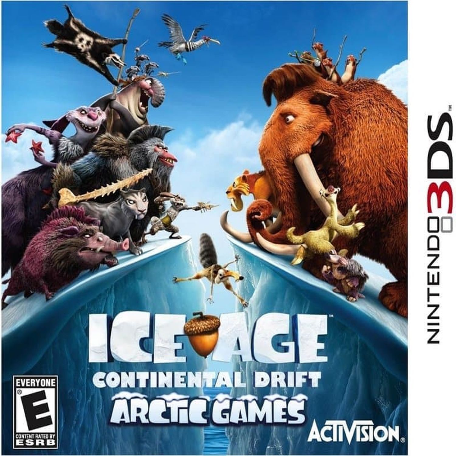 Ледниковый период 4 Континетальный дрейф Ice Age 4 Continental Drift Arctic Games ENG Видеоигра на картридже Nintendo 3DS / 2DS. Товар уцененный