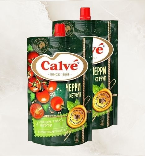 Кетчуп Calve Черри 2 упаковки по 350 г