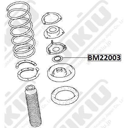 Подшипник опоры амортизатора NISSAN MAXIMA J30 88-94, SERENA 92-01 BM22003 Jikiu BM22003