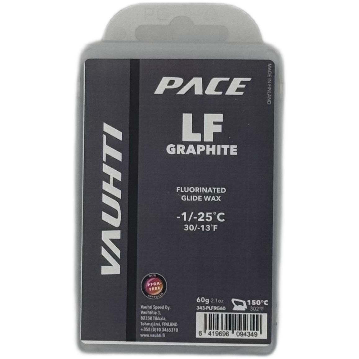 Низкофтористый парафин VAUHTI PACE LF GRAPHITE 60 гр.